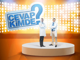 Cevap Kimde? - Türk Hipertansiyon ve Böbrek Hastalıkları Derneği