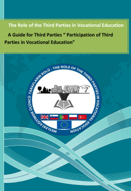 The Role of the Third Parties in Vocational Education A Guide for E