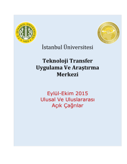İstanbul Üniversitesi Teknoloji Transfer Uygulama Ve Araştırma