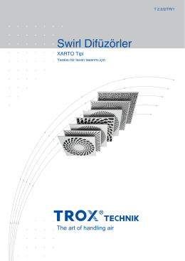 Swirl Difüzörler - TROX Easy Product Finder 2