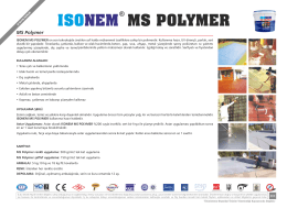 ms polymer ısonem