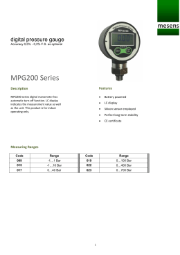 MPG200 Series