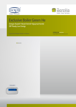 Beretta Exclusive Boiler Green He Broşür