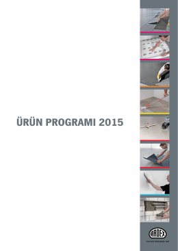 ürün programı 2015