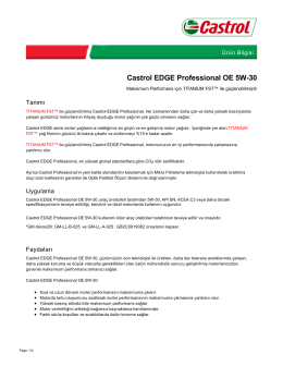 Castrol EDGE Professional OE 5W-30 - Castrol