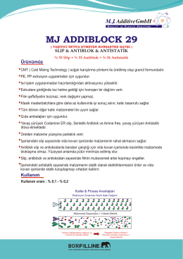 ADDIBLOCK 29 ( PDF ) - Plastik katkı maddeleri