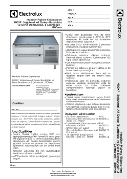900XP Soğutmalı Alt Dolap (Buzdolabı ve Derin