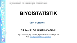 Dis_Hekimligi_Odev_ 1 - Biyoistatistik ve Tıbbi Bilişim Anabilim