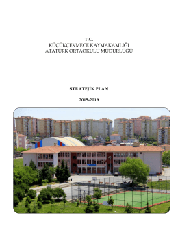 Atatürk Ortaokulu 2015-2019 Yılları Stratejik Planı