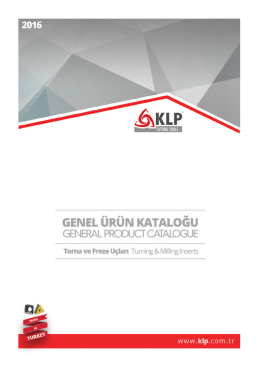 www.klp.com.tr Currency: EURO € Terms: EXW, Bursa, TR