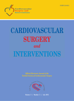 2 Vol: 2 Year - Cardiovascular Surgery and Interventions