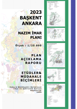 2023 BAŞKENT ANKARA - Ankara Büyükşehir Belediyesi