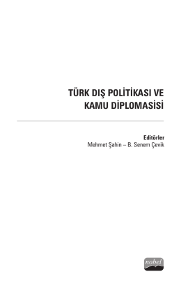 türk dış politikası ve kamu diplomasisi