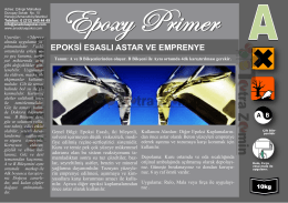 Epoksi Primer EPSS011