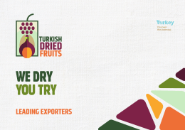 leadıng exporters - Turkish Dried Fruits