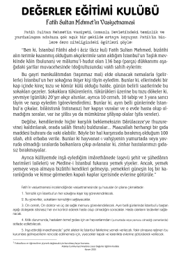 Kasım - Ataköy Cumhuriyet Anadolu Lisesi