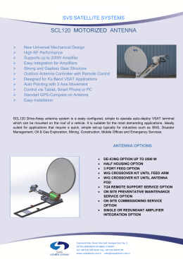 SCL-120 PDF - SVS Satellite Systems