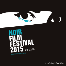 Festivalový katalog - Noir Film Festival