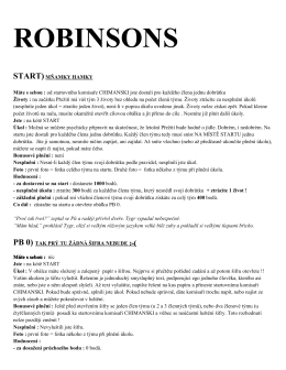 Úkoly ROBINSONS 2015 PDF