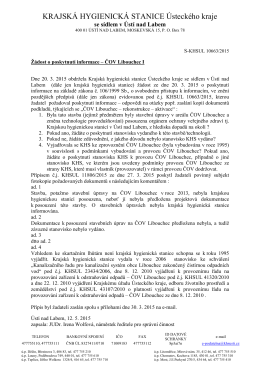 ČOV Libouchec I ve formátu pdf - Krajská hygienická stanice