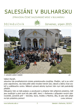 srpen 2015 - Postav školu a kostel Salesiánské misie v Bulharsku