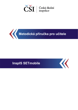 InspIS SETmobile - Česká školní inspekce