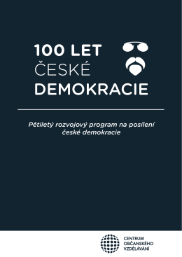 100 let české demokracie - Centrum Občanského Vzdělávání