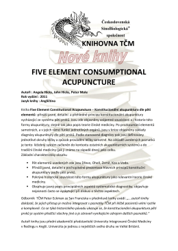 five element consumptional acupuncture