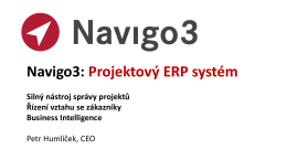 Navigo3: Project