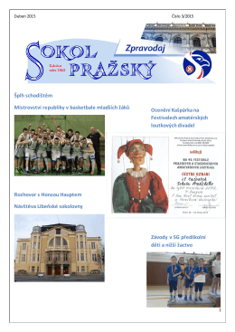 3 duben 2015 - Sokol Pražský