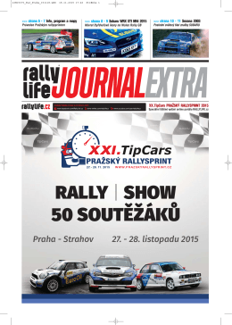 Rally life Journal Extra 2015