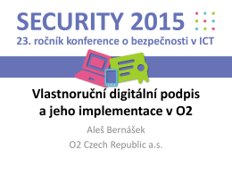 Titulek prezentace - Konference Security 2016