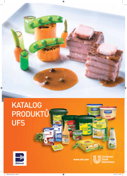Katalog Unilever Food Solutions 2015
