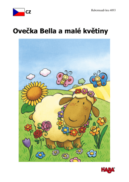 Ovečka Bella a malé květiny