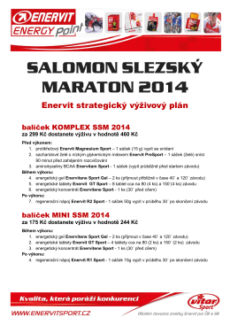 salomon slezský maraton 2014 - salomon slezský maraton 2016