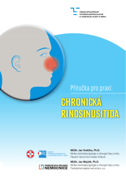 chronická rinosinusitida - Česká společnost otorinolaryngologie a