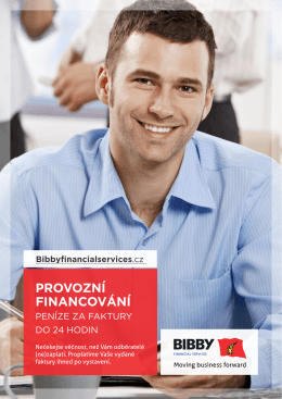 PROVOZNÍ FINANCOVÁNÍ - Bibby Financial Services, a.s.
