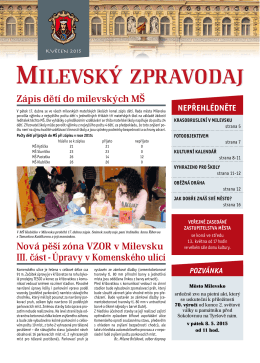 Milevský zpravodaj 5-2015