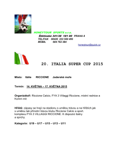 20. ITALIA SUPER CUP 2015