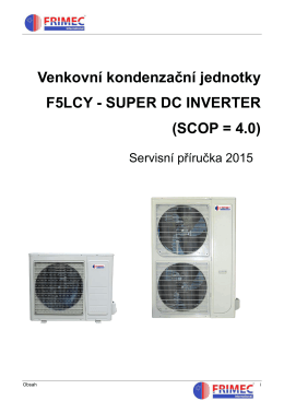 Venkovní kondenzační jednotky F5LCY - SUPER
