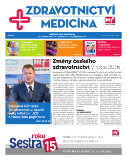 Změny českého zdravotnictví v roce 2016