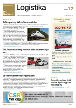 PKP Cargo si koupí AWT otevřelo cestu na Balkán DHL