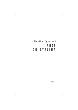 Ukázka z knihy Růže od Stalina