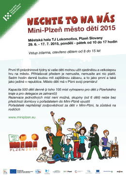 Mini-Plzeň město dětí 2015