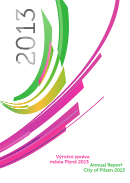 Výroční zpráva města Plzně 2013 Annual Report City