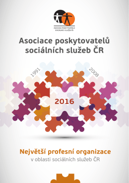Informační brožura APSS ČR - Asociace poskytovatelů sociálních