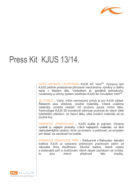 Press Kit KJUS 13/14.