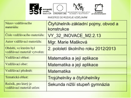 vy_32_inovace_m2.2.13 - Sportovní gymnázium Plzeň