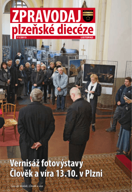Vernisáž fotovýstavy Člověk a víra 13.10. v Plzni