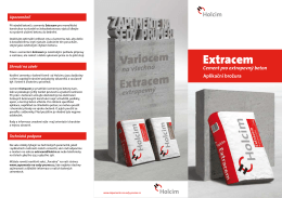 Extracem - aplikační brožura